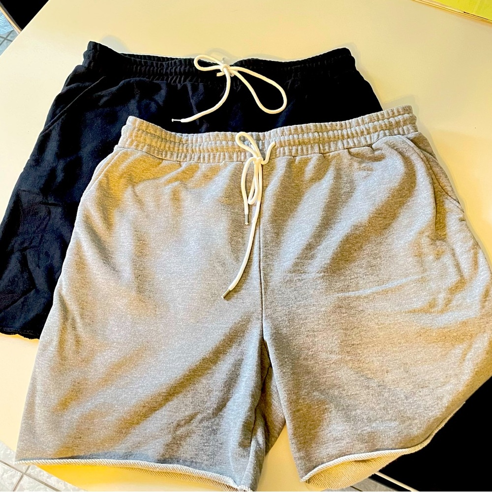 Plus size jersey shorts